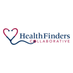 Healthfinders logo and weblink